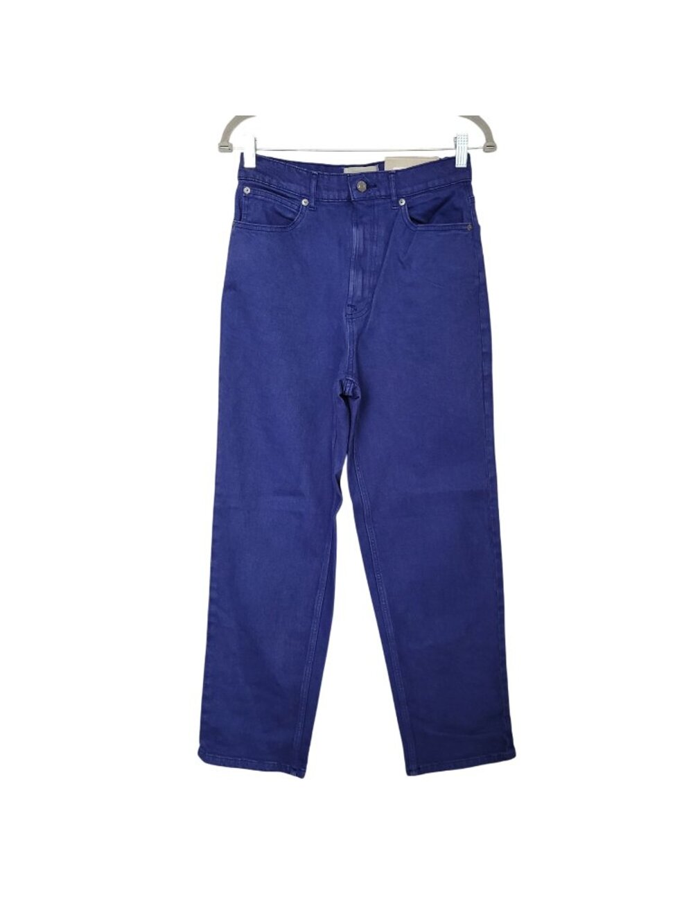 Everlane The Way High Jean Womens Size 28T Blue Straight Leg Organic Cotton